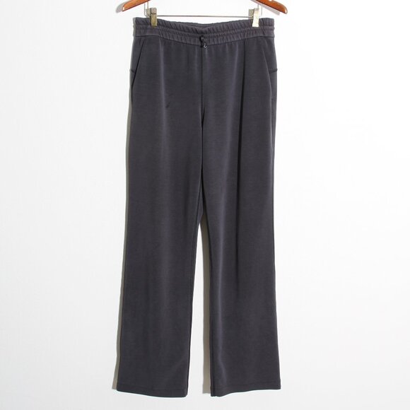 Lululemon Softstreme High-Rise Pant Black Regular Peach-Fuzz Straight Leg Size 8 - Picture 2 of 16